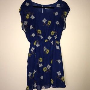 Blue Floral Dress